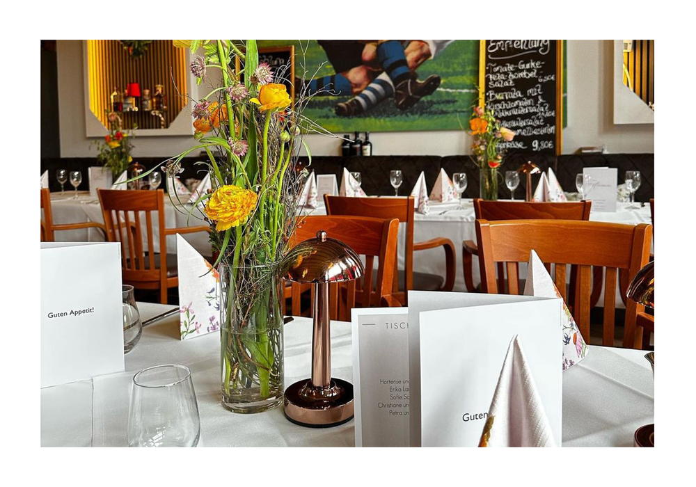 restoranlar için şarjlı masa lambası